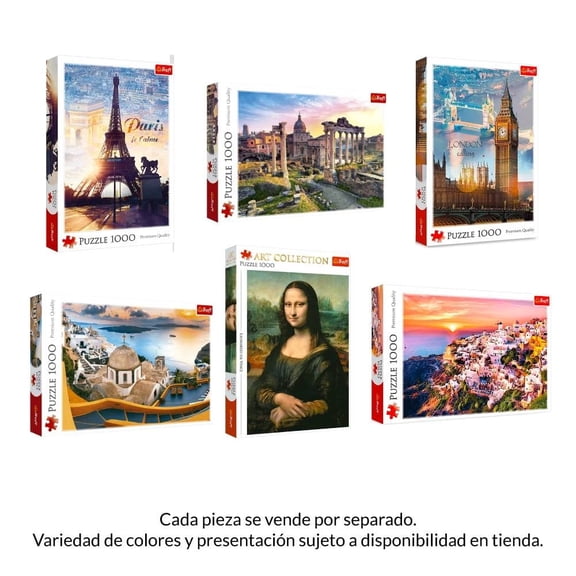 Rompecabezas 1000 Piezas Trefl WTR1000 Varios Modelos 1 Pieza