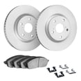 thumbnail image 3 of KarParts360 For Mitsubishi Lancer 2003 2004 2005 2006 Brake Set | Plain Rotor Style, 3 of 4