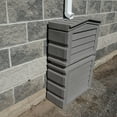 thumbnail image 4 of RTS Home Accents Polyethylene 25 Gallon Rainwater Shed Collector, Prestige Pewter Color, 4 of 5