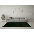 thumbnail image 3 of Ahgly Company Indoor Square Abstract Emerald Green Modern Area Rugs, 3' Square, 3 of 4