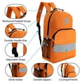 thumbnail image 3 of 24 Pack - 17 Inch Deluxe Wholesale Backpacks in 6 Assorted Colors With Reflective Material - Bulk Case of Bookbags, 3 of 5