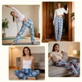 thumbnail image 2 of Icee 3 Pack Women's Wide Leg Pants with Pockets, Lounge Bottoms Pajamas for Women (Avail in Plus Sizes), 2 of 7