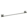 Teamson Home Bathroom Towel Holder Bar Rail Metal Silver BH3024