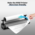 thumbnail image 2 of SHIQI-M08F Accessory Set- Printer Holder& Thermal Paper Rolls (15m/ roll), 1 Roll,Compatible with Phomemo, Zoolion M08F Portable Printer, Bluetooth Tattoo Stencil Printer(Only for M08F), 2 of 4