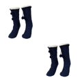 thumbnail image 2 of Calcetines tipo zapatilla Sonducket Armada 2piezas con mango de goma de silicona negro, 2 of 6