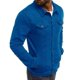 thumbnail image 3 of Chaqueta vaquera para hombre, estilo clásico, ajustado, rasgado, desgastado, informal, estilo camionero, 3 of 5
