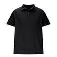 thumbnail image 6 of hotojiny Golf Shirts for Men Solid Color Short Sleeve Performance Work Tee Button Collared Athletic Training Summer Tops, 6 of 6