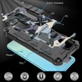 thumbnail image 5 of Funda protectora magnética de TPU + PC con soporte para Samsung Galaxy A52 4g/5g con armadura de camuflaje a prueba de golpes, 5 of 5
