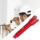 thumbnail image 2 of Herramienta de instalación de grifos y fregaderos Llave de baño Herramientas manuales Llave para tanque de agua Tubería 5 en 1, 2 of 8
