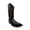 Black, variant on Women’s Genuine Leather Pointed Snip Toe Cowboy Cowgirl Boot