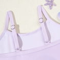 thumbnail image 7 of Toddler Swimsuit Girl 5-6 Years Sleeveless Summer Cartoon Prints One Piece Beach Bikini Durable Seaside Swimming Trendy Purple Bathing Suit Sizes 5-6 Years, 7 of 7
