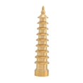 thumbnail image 2 of Estatua Feng Shui de latón de 9 niveles, pequeña, coleccionable, de colección. Letras inferiores, 2 of 9