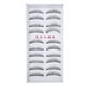 thumbnail image 2 of Extensiones de pestañas largas, 20 piezas de belleza natural extensión de pestañas postizas pestañas postizas ultra sensibles, 2 of 8