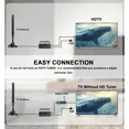 thumbnail image 3 of TV Antennas for Smart TV Indoor HD Digital New Antenna Long Range Reception Outdoor with Amplifier Signal Booster, 4K 1000+Mile range for Free Channels Brown, 3 of 7