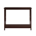thumbnail image 2 of Convenience Concepts S20-249 Table Console en Bois Peint Mission, Espresso, 2 of 5