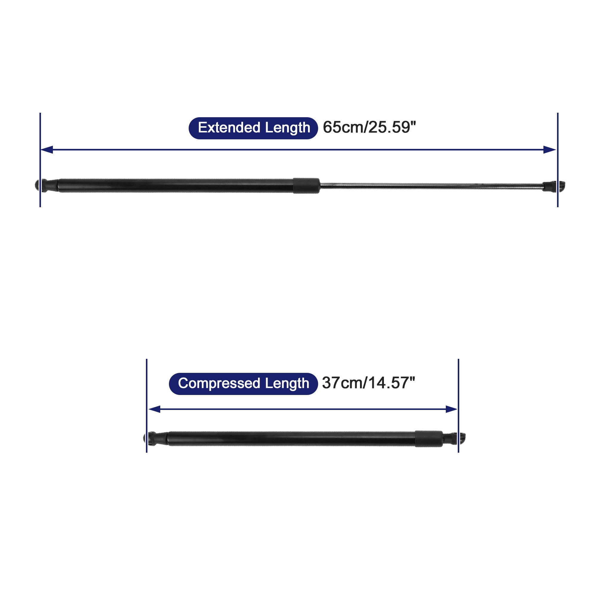 Unique Bargains 2Pcs Rear Hatch Lift Support Struts for Nissan JUKE (F15) Hatchback 2010