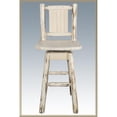 thumbnail image 1 of Tabouret de Bar avec Dossier & Pivotant avec Design Gravé au Laser Pin, 1 of 1
