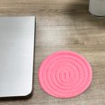 thumbnail image 4 of Posavasos de 8 piezas con soporte, posavasos absorbentes de tejido de algodón para bebidas, juego de posavasos minimalistas para decoración del hogar para mesa de protección de mesa de madera, 4 of 5