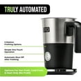 thumbnail image 3 of TRU Electric Milk Frother - Foam Maker for Lattes, Cappuccinos, Iced Coffee & More - One-Touch Operation & Precision Spout - Hot & Cold Milk Frother with Automatic Shut-Off - 10 Oz, 3 of 7