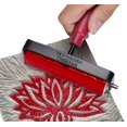 thumbnail image 3 of Speedball Deluxe Soft Rubber Brayer - 40/42 Durometer Roller with Heavy Duty Steel Frame &acirc; 6 Inches, 3 of 10