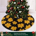 thumbnail image 6 of FMSHPON Autumn BackgroundMaples Leaves Xmas Christmas Tree Skirt Stand Mat for Holiday Party Decoration Indoor Outdoor 36 inches, 6 of 6