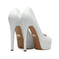 thumbnail image 2 of Danielle - Women's Classy & Elegant Peep Toe Pumps with 6" Stiletto High Heels & 1.5" Platform. Handmade to perfection. Size 11, 2 of 6