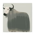 thumbnail image 1 of Yak Folk Art Painting - Canvas, 1 of 10