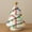C #3, variant on Football Shaped Christmas Tree Decor with Colorful Lights & Gold Star | Sports Themed Holiday Decoration for Man Caves & Game Rooms | Festive Sculpture