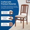 thumbnail image 4 of Hardwood Simple Mission Folding Chair - Cherry, Set of 2, 4 of 6