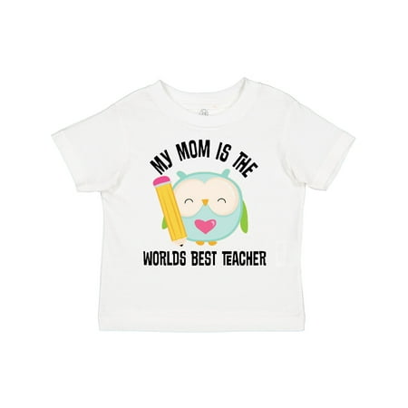 

Inktastic Teacher Mom School Owl Gift Toddler Toddler Girl T-Shirt