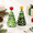 Green Christmas Trees, variant on Blown Glchristmas Tree Salt And Pepper Shakers -r