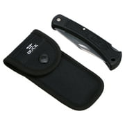 Buck Knives 0110BKSLT1WM Folding Hunter Lite, Lock Back Folding Knife with Nylon Sheath, Box--WALMART EXCLUSIVE