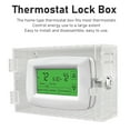 thumbnail image 3 of Large Thermostat Lock Box Cover, Clear Acrylic Yellowing Prevention Digital Lock Box, Universal Transparent Guard with Display Screen for Offices, 3 of 7