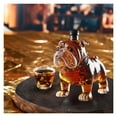 thumbnail image 3 of Wine Decanter, Pug Dog Shaped 300ml Glass Whiskey Decanter Bottle for Bourbon & Vodka, Novelty Gift for Dog Lovers, 3 of 6