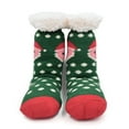 thumbnail image 2 of Extra Thick Christmas Themed Thermal Fleece-lined Knitted Plush Winter Socks, 2 of 5