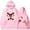 Pink, variant on Tbopshirt Hoodies for Women,Plus Size Essential Crewneck Hooded Sweatshirt Fashion Women Casual Hooded Slim Zipper Fleece Sweater Coat