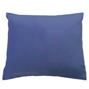 SheetWorld Crib Toddler Pillow Case, 100% Cotton Flannel, Denim Blue, 13 x 17
