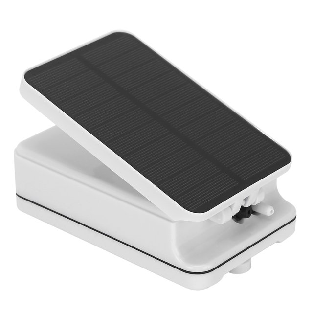 BuyWeek Solar Pond Pump, Portable Solar Pond Aerator 2200mAh Battery Overcharge Protection Solar Pond Air Pump