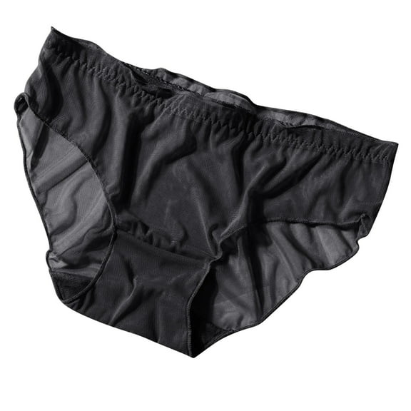 Clothing 2025 Thongs for Women Mesh Transparent Panties Lightweight Breathable Lace Pure Cotton Crotch Low Waist Briefs Thongs Underpants Women Underwear Thongs