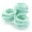 Aqua, variant on Hair Elastics Hair Ties, Professional Grade Ponytail Holders - White 20 Pack