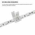 thumbnail image 2 of Conector De Barra Led Rgb De 4 Pines Y 10Mm Conector Inalámbrico Sin Costuras Sin Soldadura Para Tira De Led Multicolor 505010 Uds. sonducket HA013884-00, 2 of 7