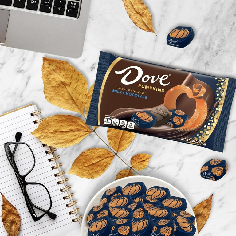 DOVE Promises Milk Chocolate Pumpkins, 8.87oz Halloween Candy