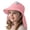 Pink, variant on Kids Sun Hat with Neck Flap for Boys Girls UPF 50 Plus Adjustable Chin Strap Beach Cap Toddler Breathable Outdoor Fisherman Hat Khaki One Size
