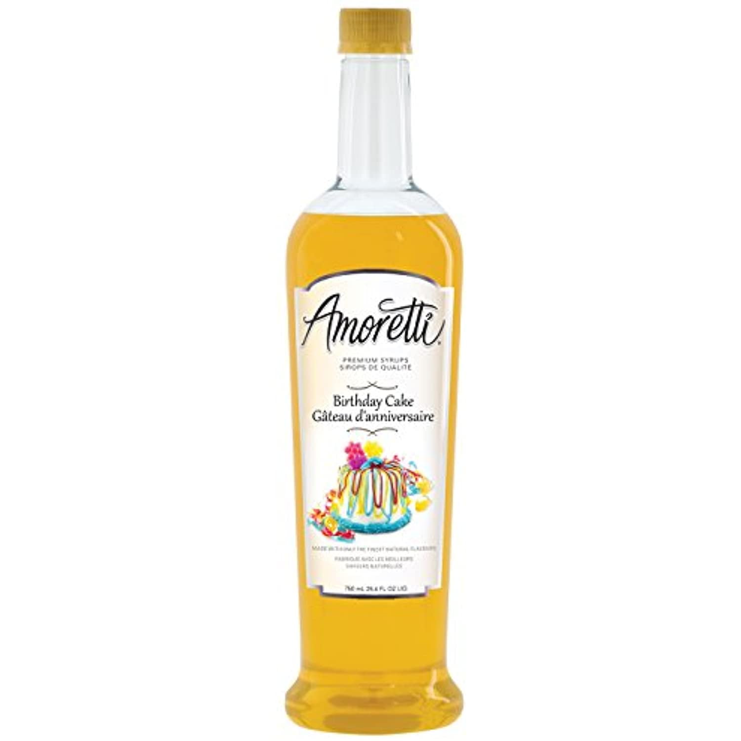 Amoretti Premium Birthday Cake Syrup, 25.4 Fl Oz 