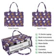thumbnail image 2 of Large Capacity Tote Bag,Halloween Ghost Pumpkin Pattern Handbag Fashion Luxury Tote Bag,15.7"x13"x 5.1" Inches,Laptop Compatible, 2 of 6