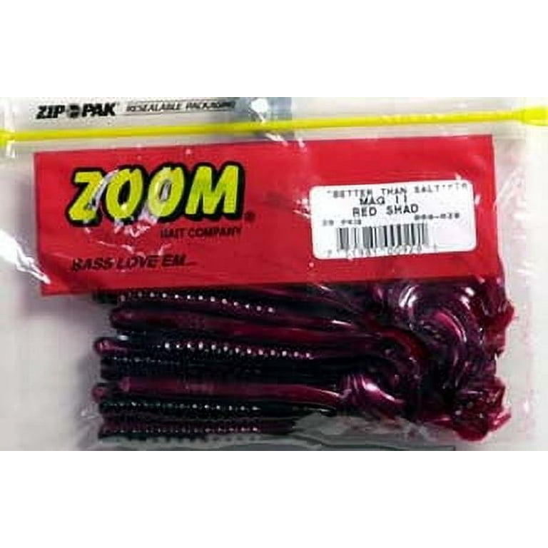 みみページ Zoom Mag II 9'' Red Shad 20pk - Walmart.com