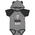 thumbnail image 3 of Inktastic Lab Life is Ruff Labrador Retriever Boys or Girls Baby Bodysuit, 3 of 5