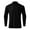 27# Black, variant on Men's Long Sleeve Turtleneck T-Shirts Basic Solid Color Thermal Undershirt Slim fit Pullover Wine L