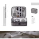thumbnail image 4 of Estuche de almacenamiento Bewildely Organizador de cables Bolsa de accesorios de viaje Negro 5 pulgadas, 4 of 6