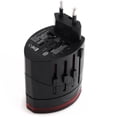 thumbnail image 2 of Travel Adapter USA, UK, EU, AUS/CNY Charger Power Plug Converter 2 USB Ports, 2 of 8